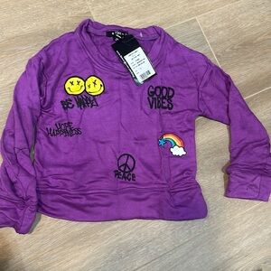 New : Flowers By Zoe sweatshirt size 5